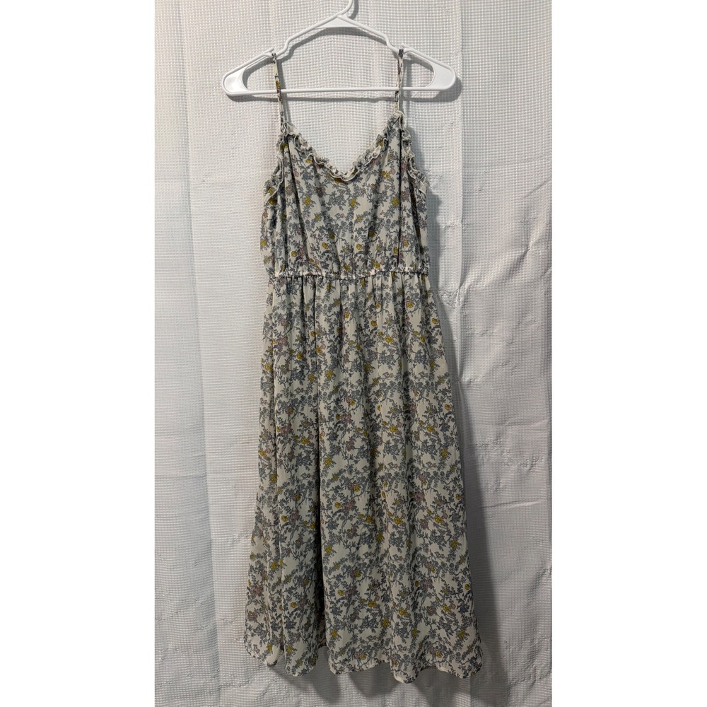 Wild Fable Midi Dress Floral Polyester‎ Ruffle Neckline Cottagecore S